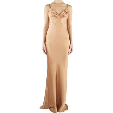 Vestiti da sera e cerimonia Donna Elisabetta Franchi - Abito - Beige di Elisabetta Franchi su Gianni Foti
