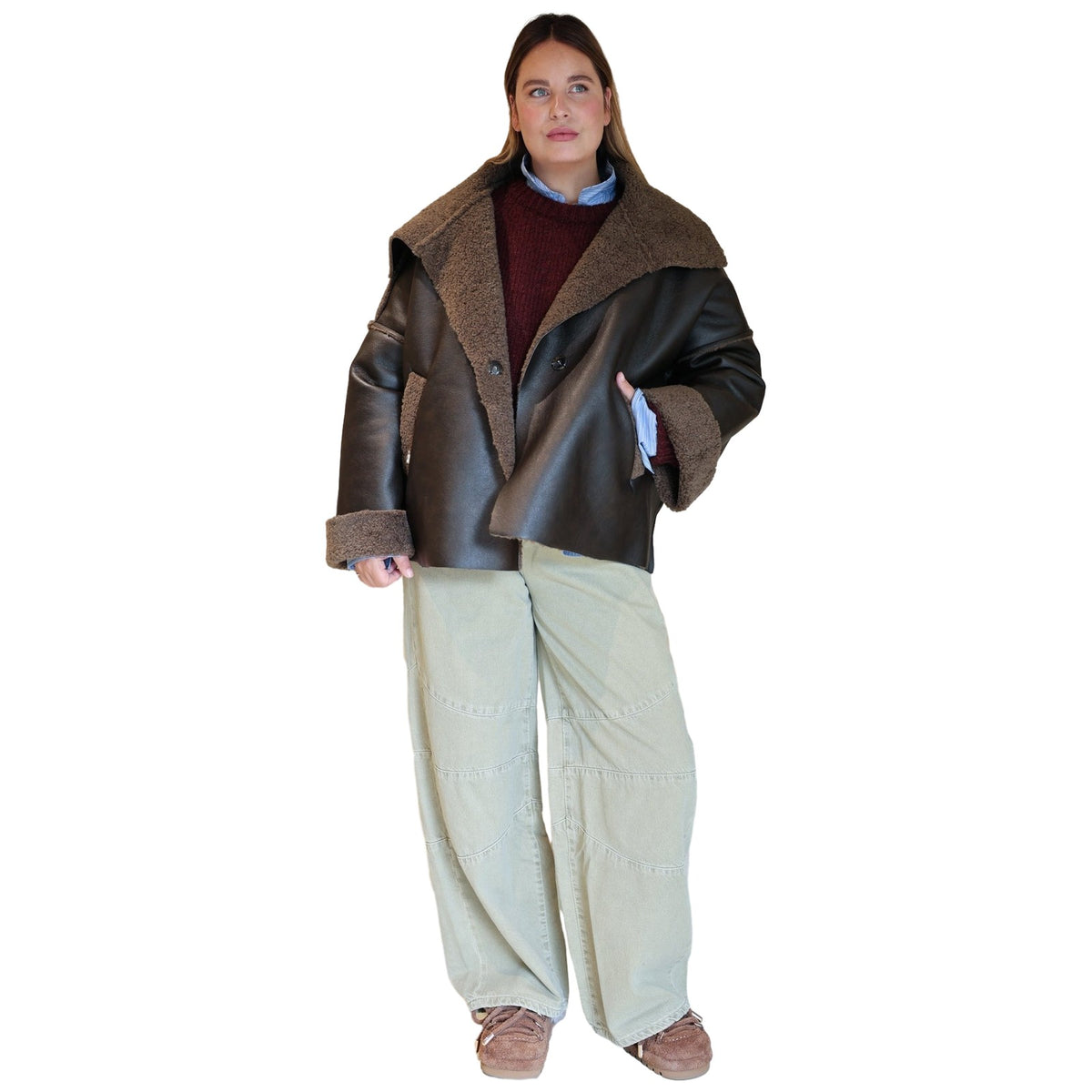 Giacche Donna Eleh - Giacca EFW260149 - Marrone