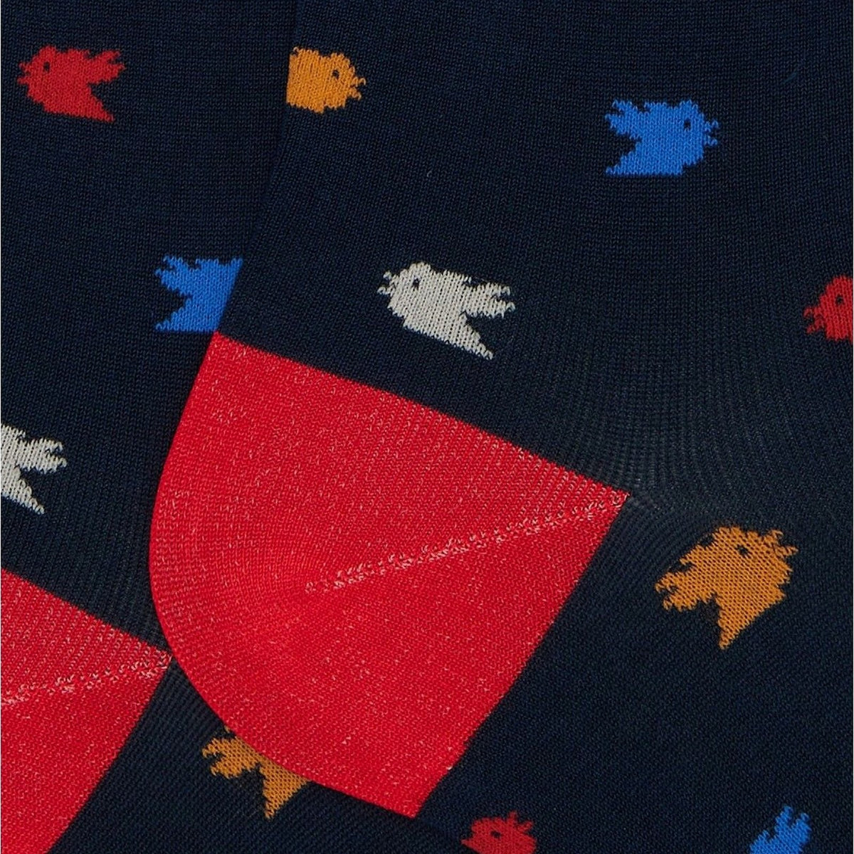 Calze Uomo Gallo - Uomo Lungo Co/Ea Leggerissimo Fantas - Blu
