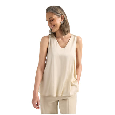 Canotte e top Donna Elena Mirò - Canotta D001P0 - Beige