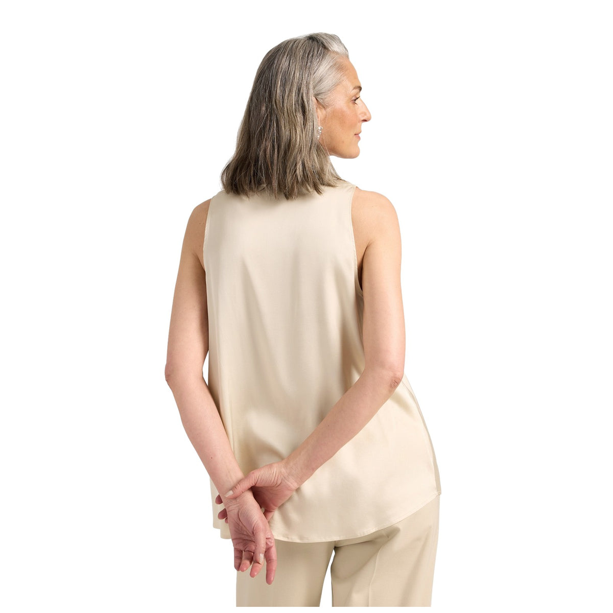 Canotte e top Donna Elena Mirò - Canotta D001P0 - Beige