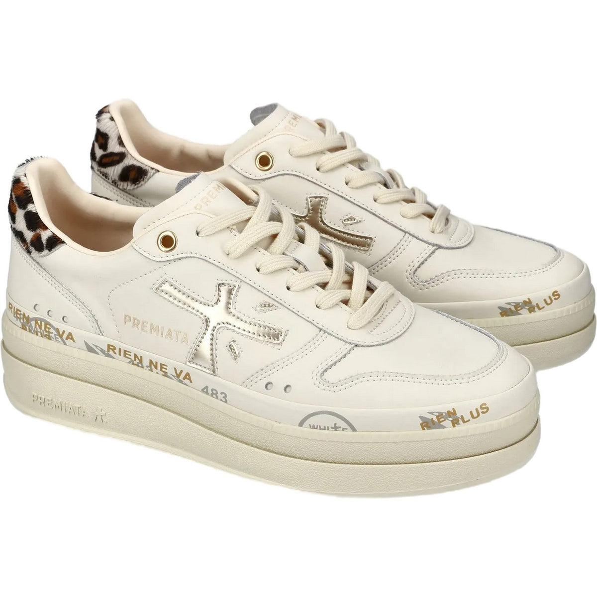 Sneaker Donna Premiata - Micol - Bianco-Gianni Foti