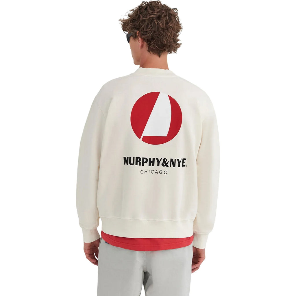 Felpe senza cappuccio Uomo Murphy&Nye - Sheave Sweatshirt - Bianco