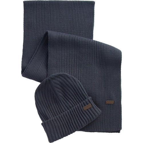 Set di capi coordinati Uomo Barbour - Crimdon Beanie & Scarf - Blu