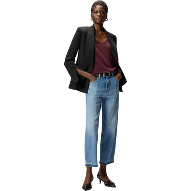 Jeans Donna Pinko - Estelle Egg Dirty Blue Denim - Blu-Gianni Foti