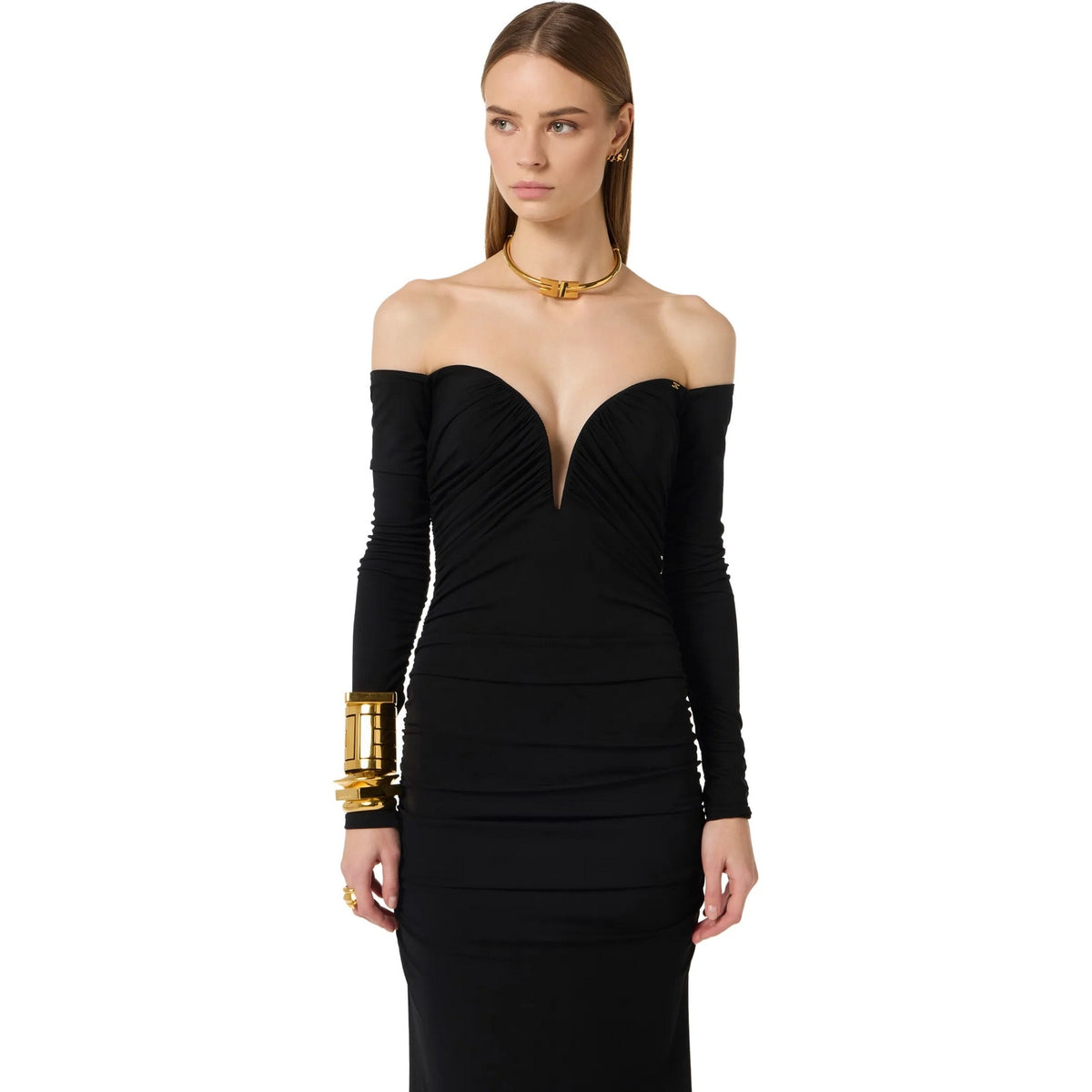 Vestiti da sera e cerimonia Donna Elisabetta Franchi - Abito - Nero