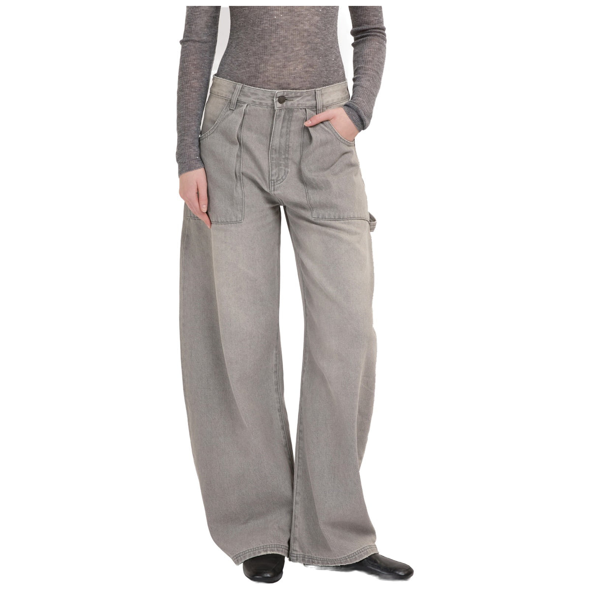 Pantaloni Donna Eleh - Pantalone EFWJ260007 - Grigio