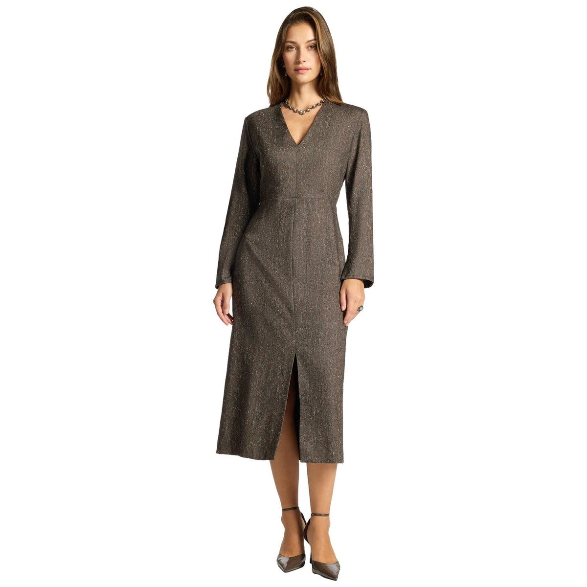 Vestiti casual Donna Elena Mirò - Abito 7047P0 - Marrone