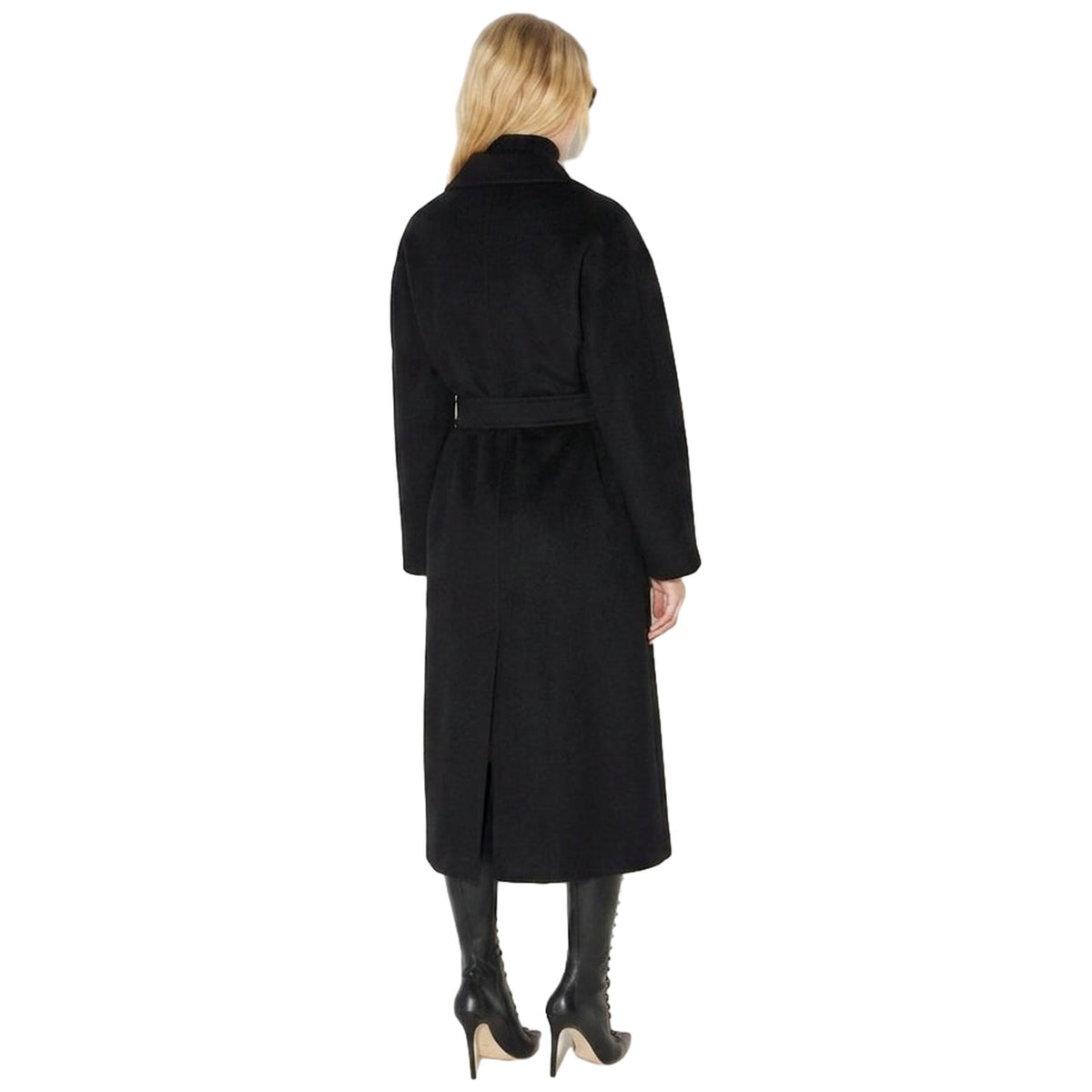Cappotti Donna Elisabetta Franchi - Cappotto con cintura CP01D66E2 - Nero