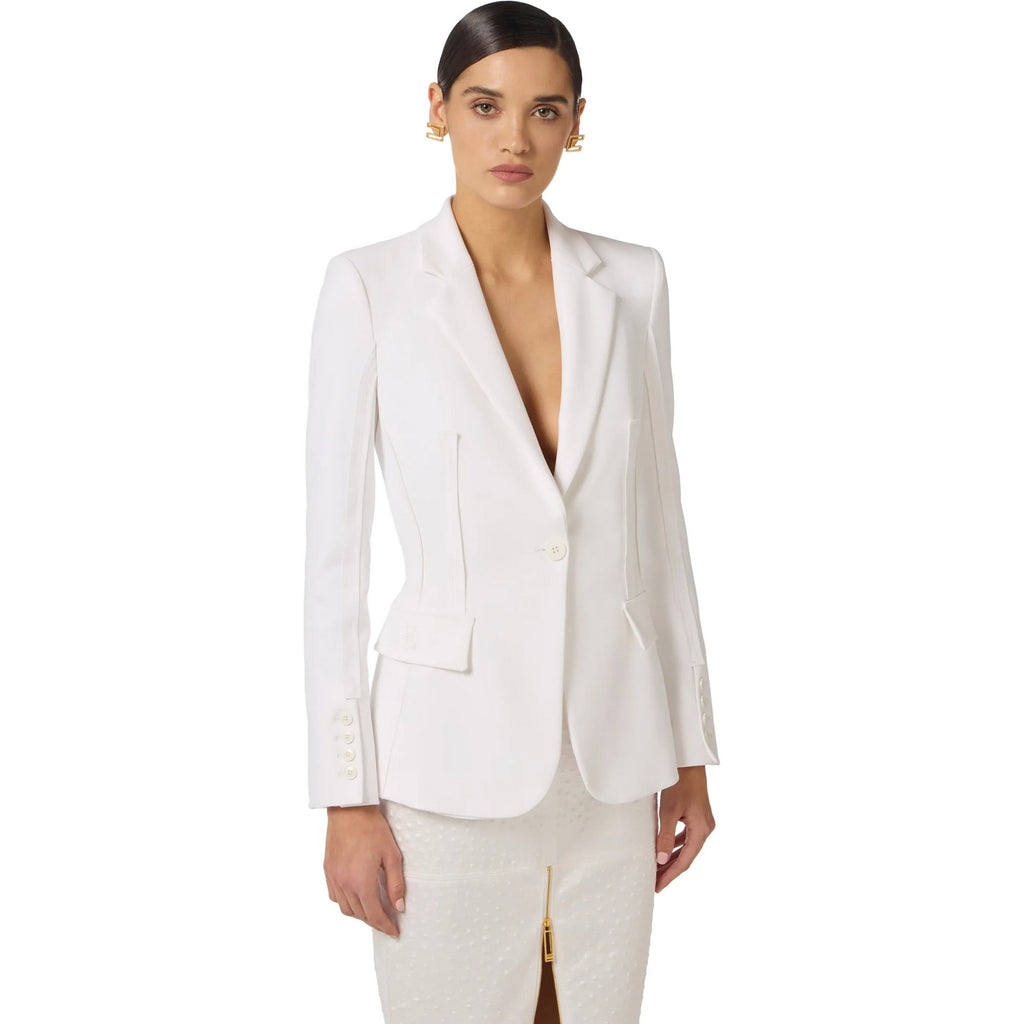 Giacche Donna Elisabetta Franchi - Giacca - Avorio-Gianni Foti