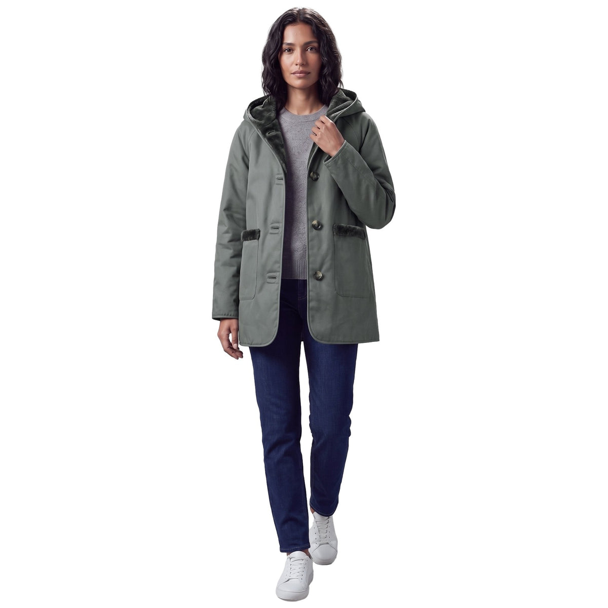 Giacconi Donna Emme - Emmgoccia 2625086071 - Verde Sottobosco