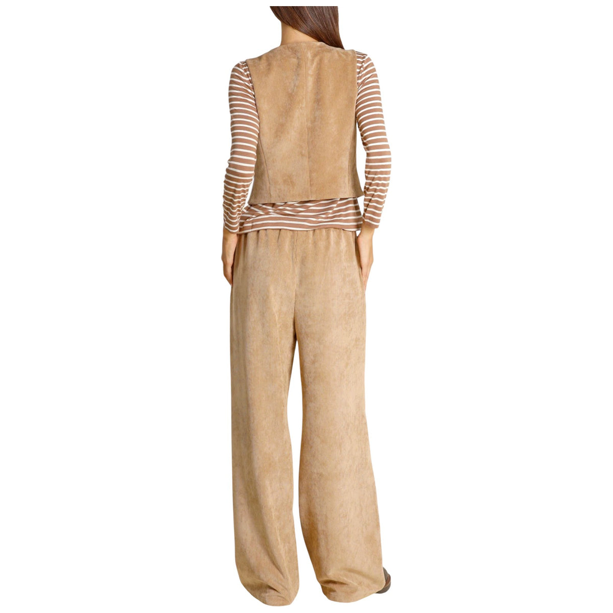 Tailleur pantalone Donna Emme - Emmtirsi Gilet e Pantalone 2625216011 - Cammello