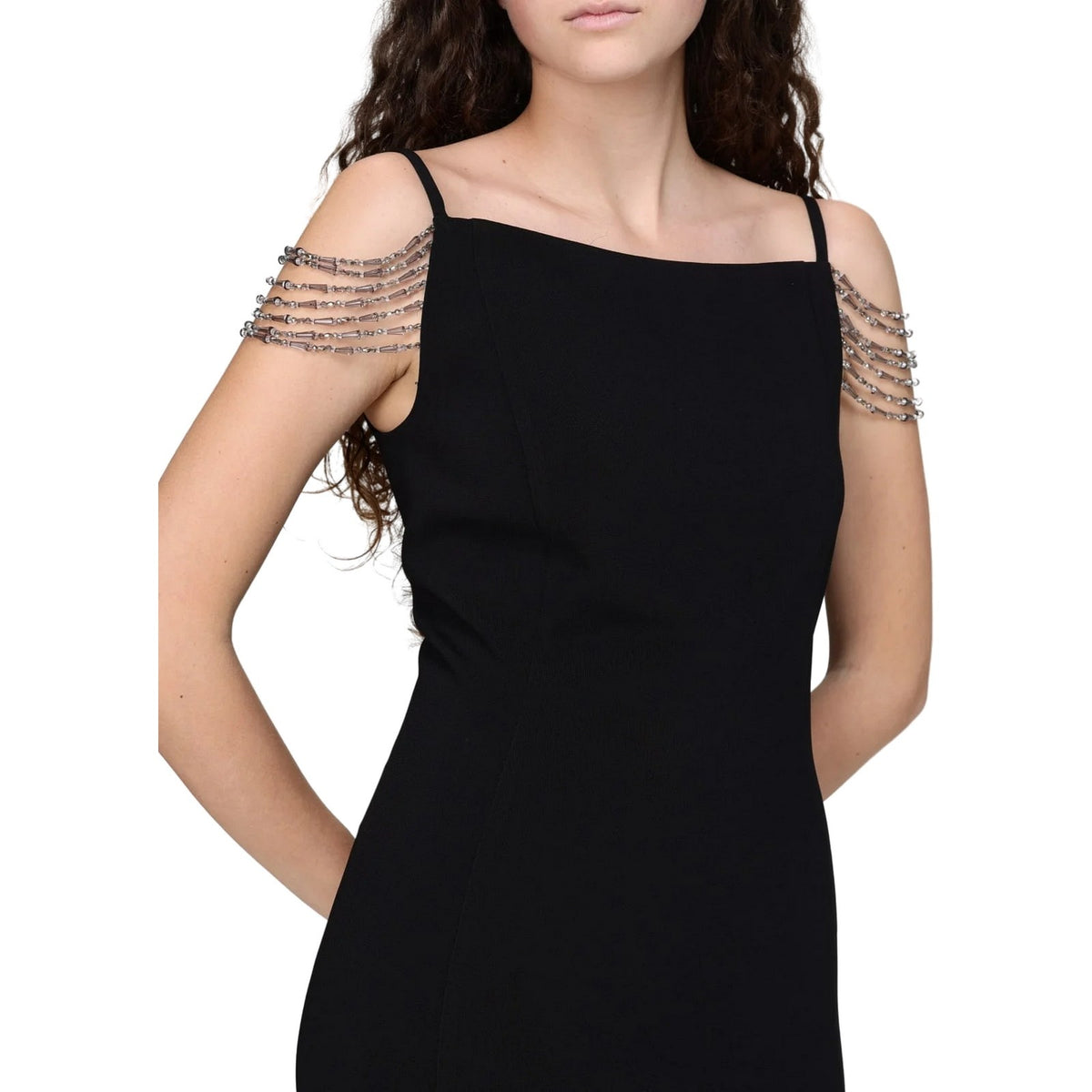 Vestiti casual Donna Pinko - Bergamotto Abito Canvas Tecnic - Nero