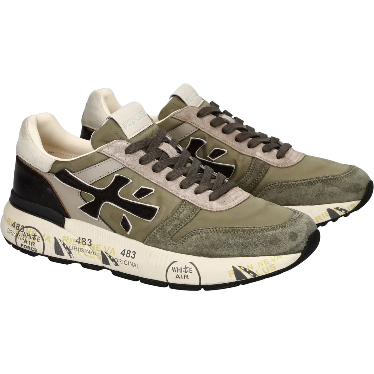 Sneaker Uomo Premiata - Mick - Verde-Gianni Foti