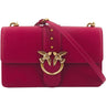 Borse a spalla Donna Pinko - Love One Classic Cl Vitello Se - Rosso