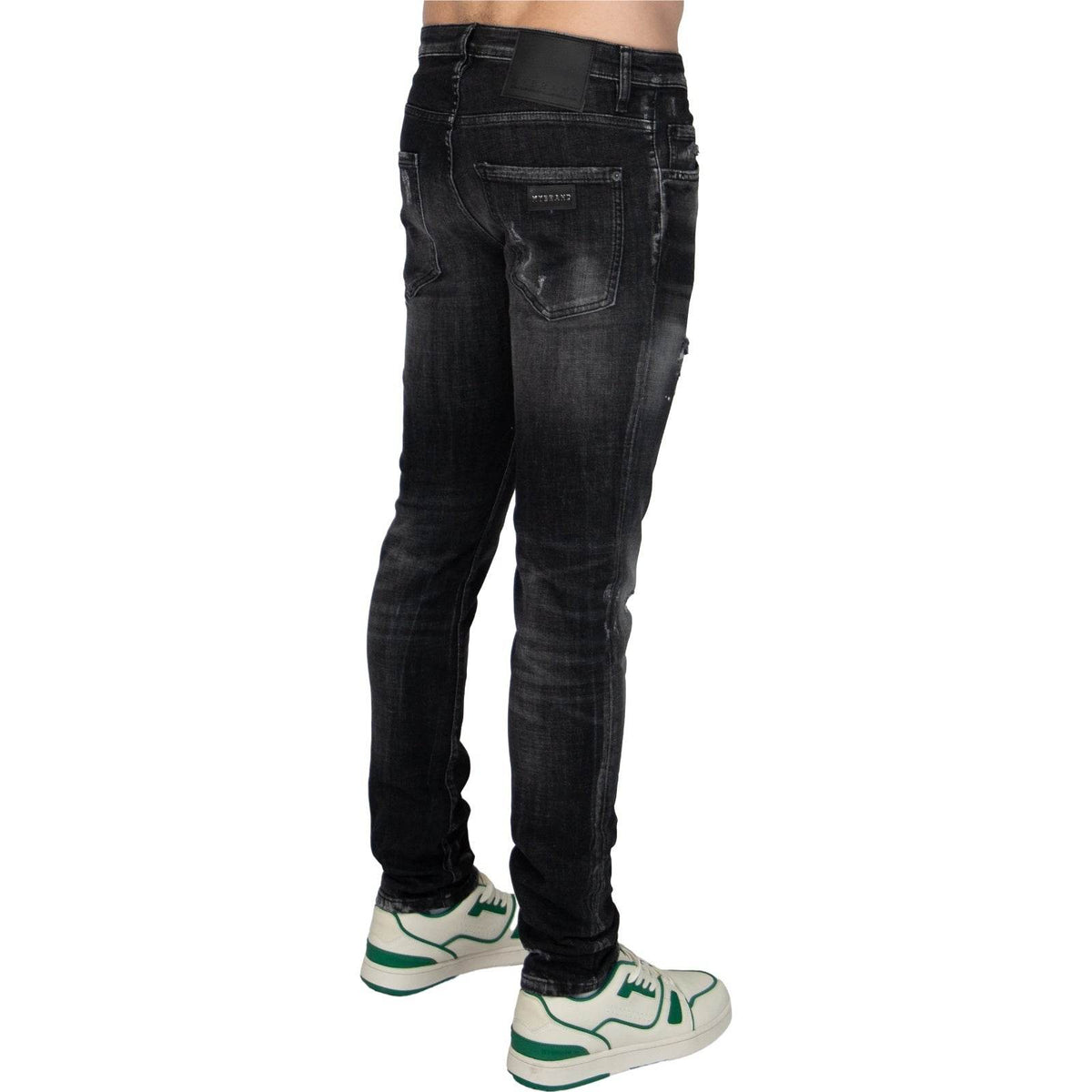 Jeans Uomo My Brand - Midnight Ripped dark Jeans - Nero-Gianni Foti