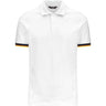 Polo Uomo K-Way - Vincent Pique - Bianco-Gianni Foti