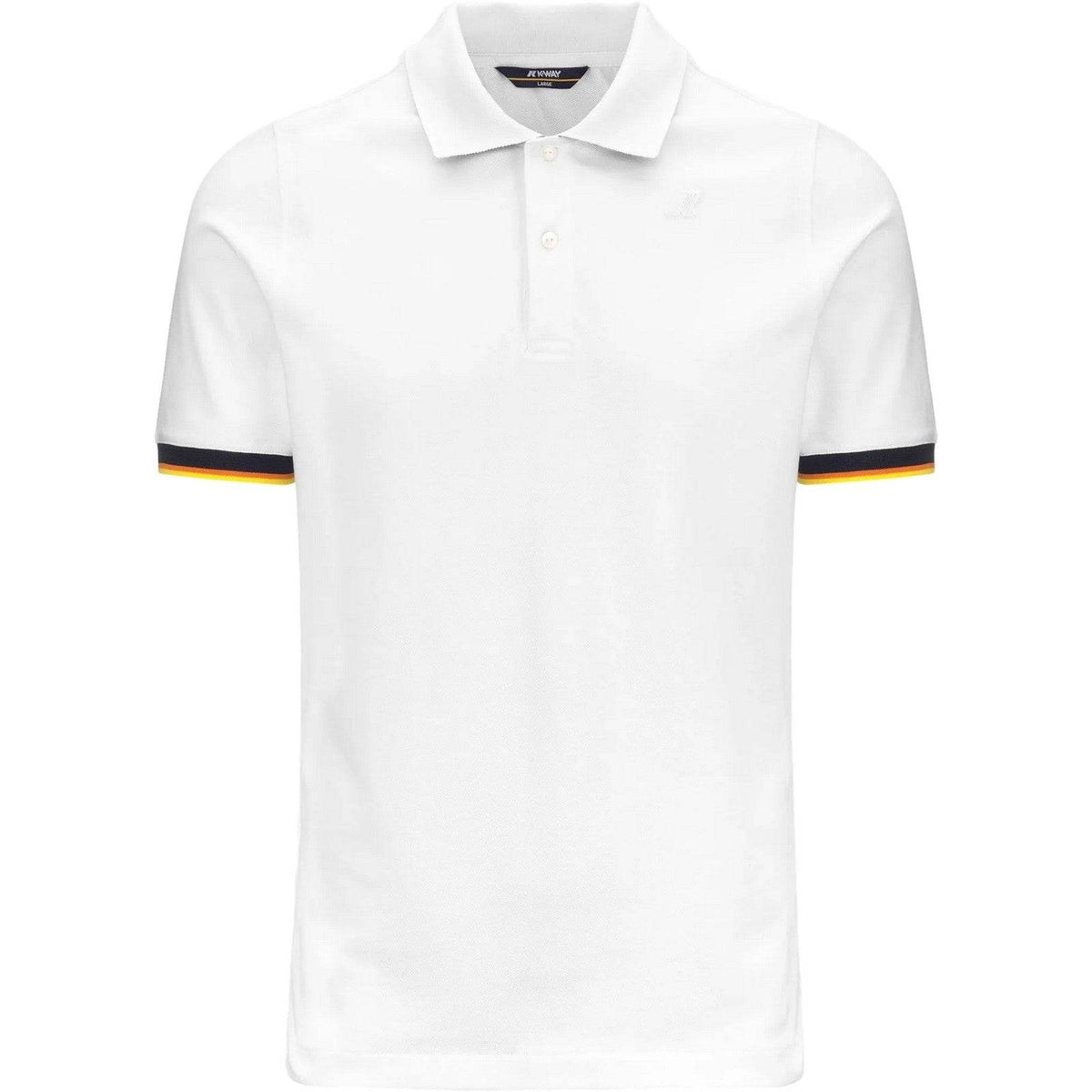 Polo Uomo K-Way - Vincent Pique - Bianco-Gianni Foti