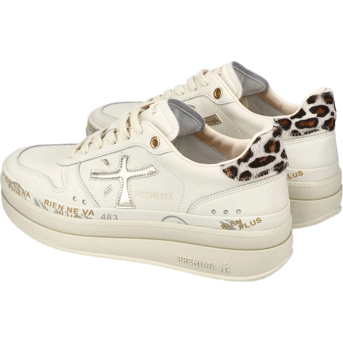Sneaker Donna Premiata - Micol - Bianco-Gianni Foti