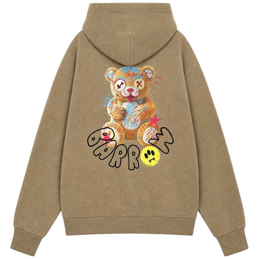 Felpe con cappuccio Unisex Barrow - Hoodie Unisex F6BWUAHS046 - Zenzero