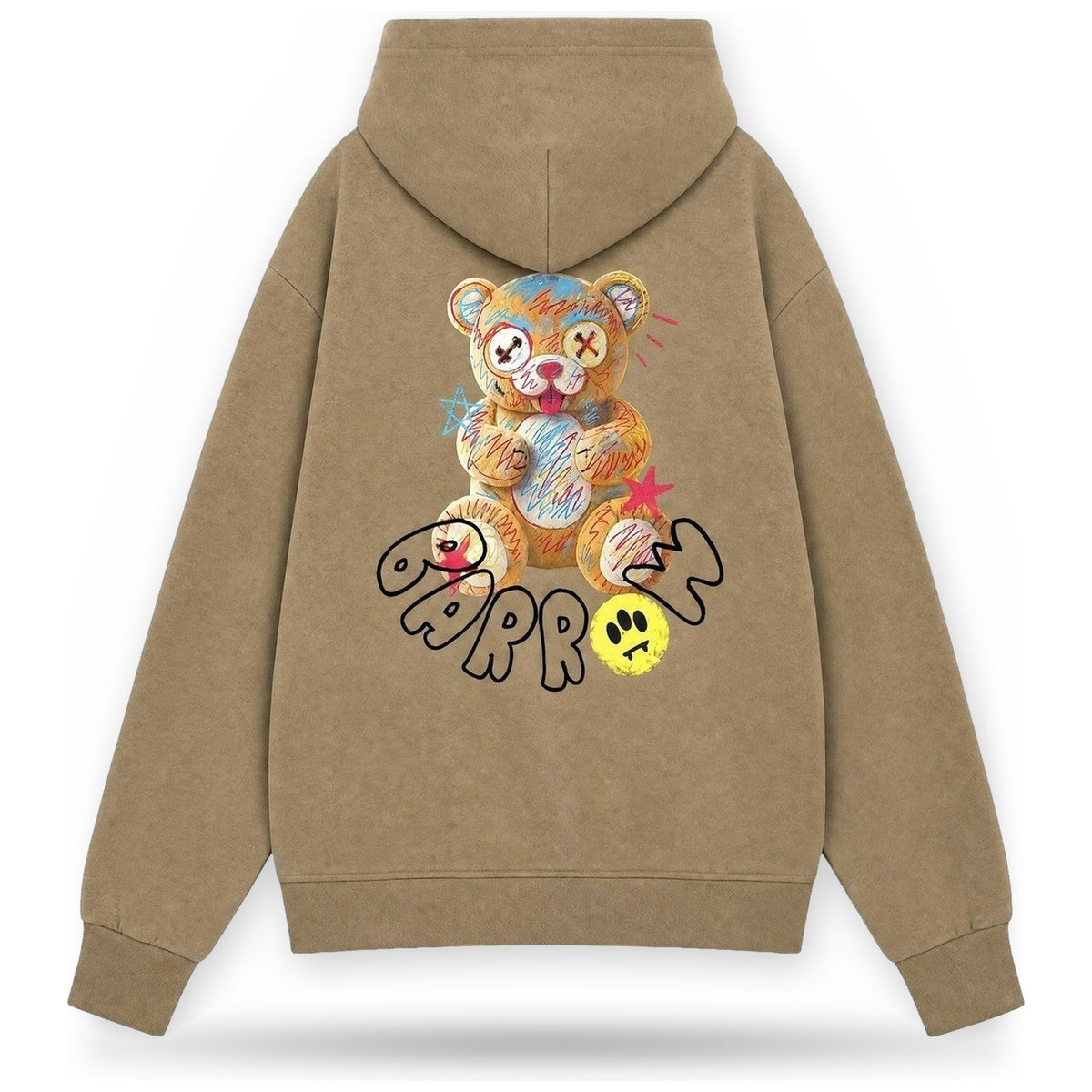Felpe con cappuccio Unisex Barrow - Hoodie Unisex F6BWUAHS046 - Zenzero