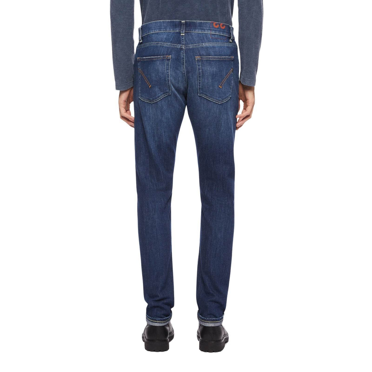 Pantaloni Uomo Dondup - Pantalone Dian 34 Inches - Blu-Gianni Foti