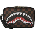 Beauty Case Unisex Sprayground - Peeking Character Check Toiletry - Marrone