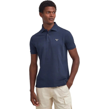 Polo Uomo Barbour - Lightweight Sports Polo Shirt - Blu-Gianni Foti