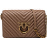 Borse a spalla Donna Pinko - Love Click Classic Sheep Nappa - Beige