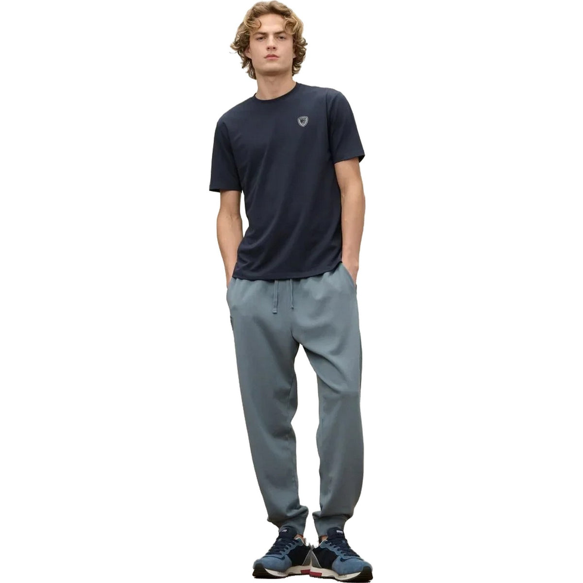 T-shirt Uomo Blauer - Jan - Blu-Gianni Foti
