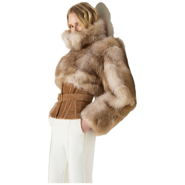 Giubbotti Donna Elisabetta Franchi - Giubbotto GB02A66E2 - Cammello