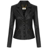 Giacche Donna Elisabetta Franchi - Giacca di pelle GD07G66E2 - Nero