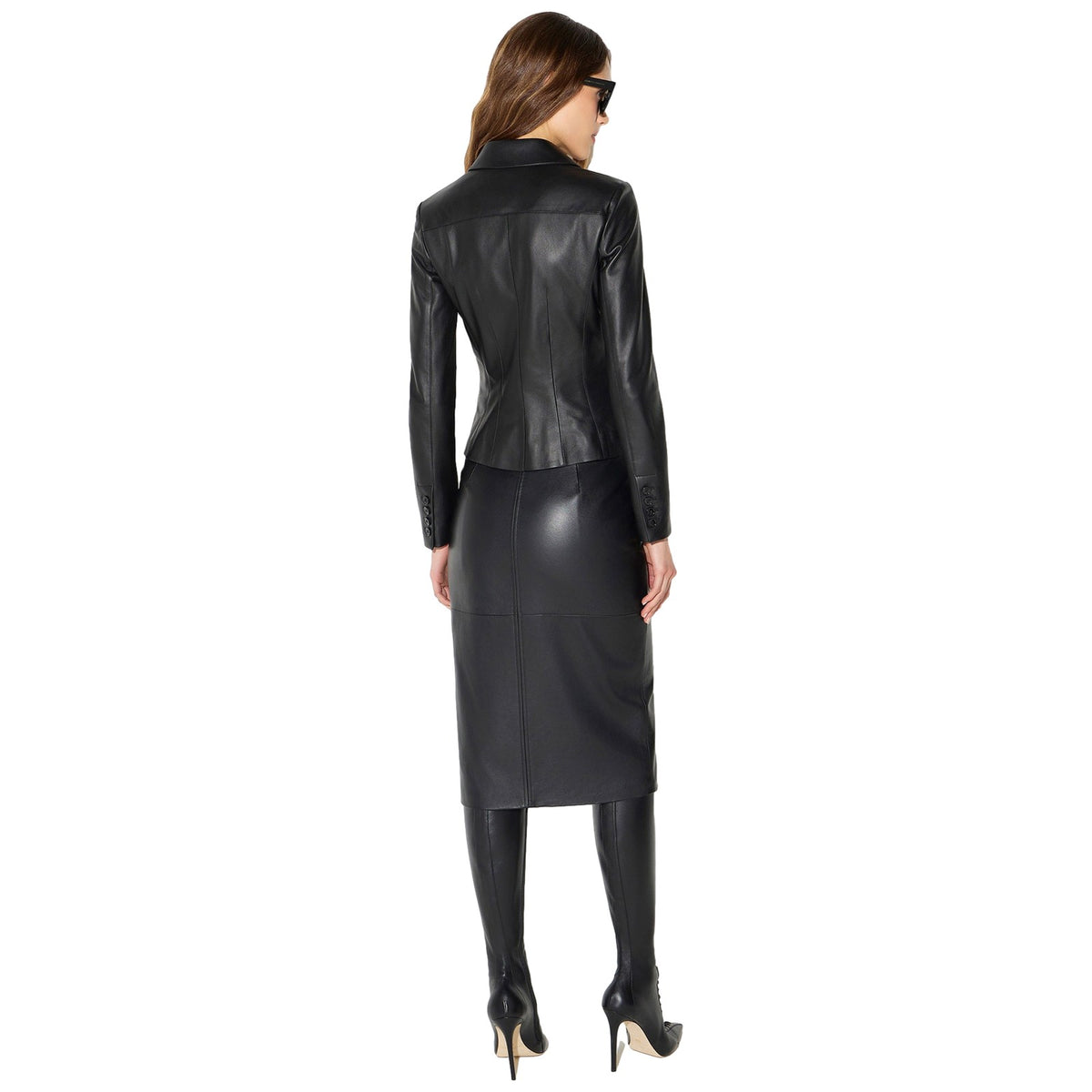 Giacche Donna Elisabetta Franchi - Giacca di pelle GD07G66E2 - Nero