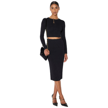 Gonne casual Donna Elisabetta Franchi - Gonna di maglia GK10S67E2 - Nero