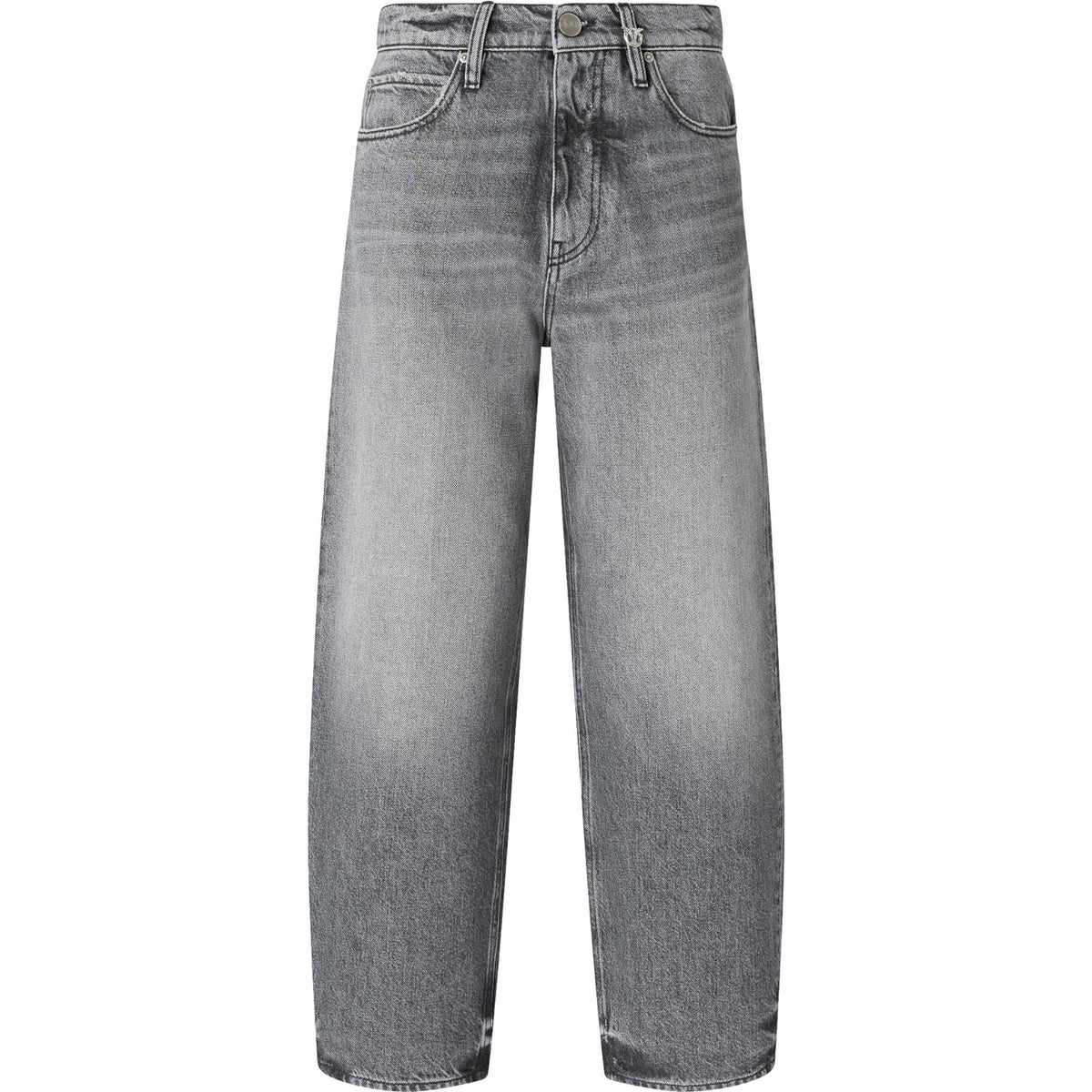 Pantaloni Donna Pinko - Estelle Egg Moonlight Gray Den - Grigio