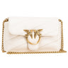 Borse a spalla Donna Pinko - Love Baby Puff C Sheep Nappa - Bianco