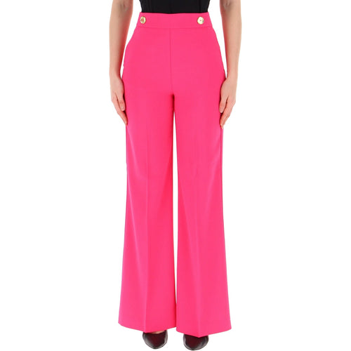 Pantaloni Donna Pinko - Sbozzare Pantalone Crepe Stret - Rosa