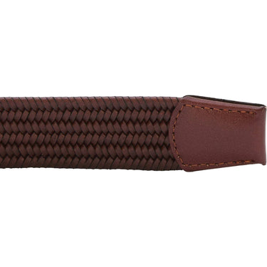 Cinture Uomo Barbour - Stretch Leather Belt - Marrone-Gianni Foti