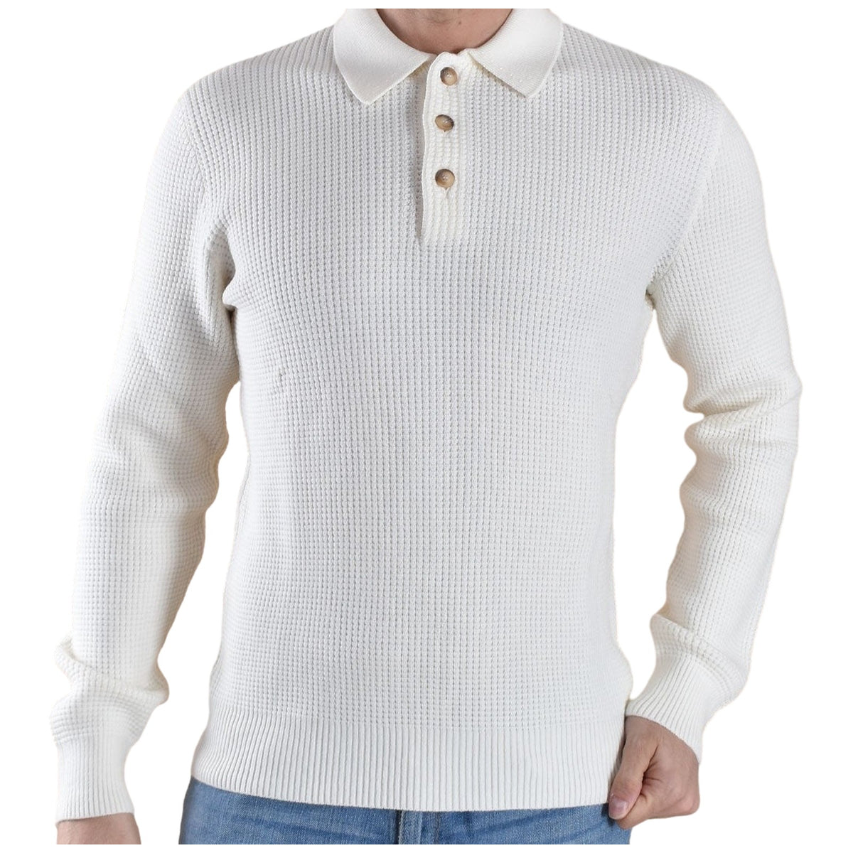 Polo Uomo Gran Sasso - Tennis M/L 57125 - Panna