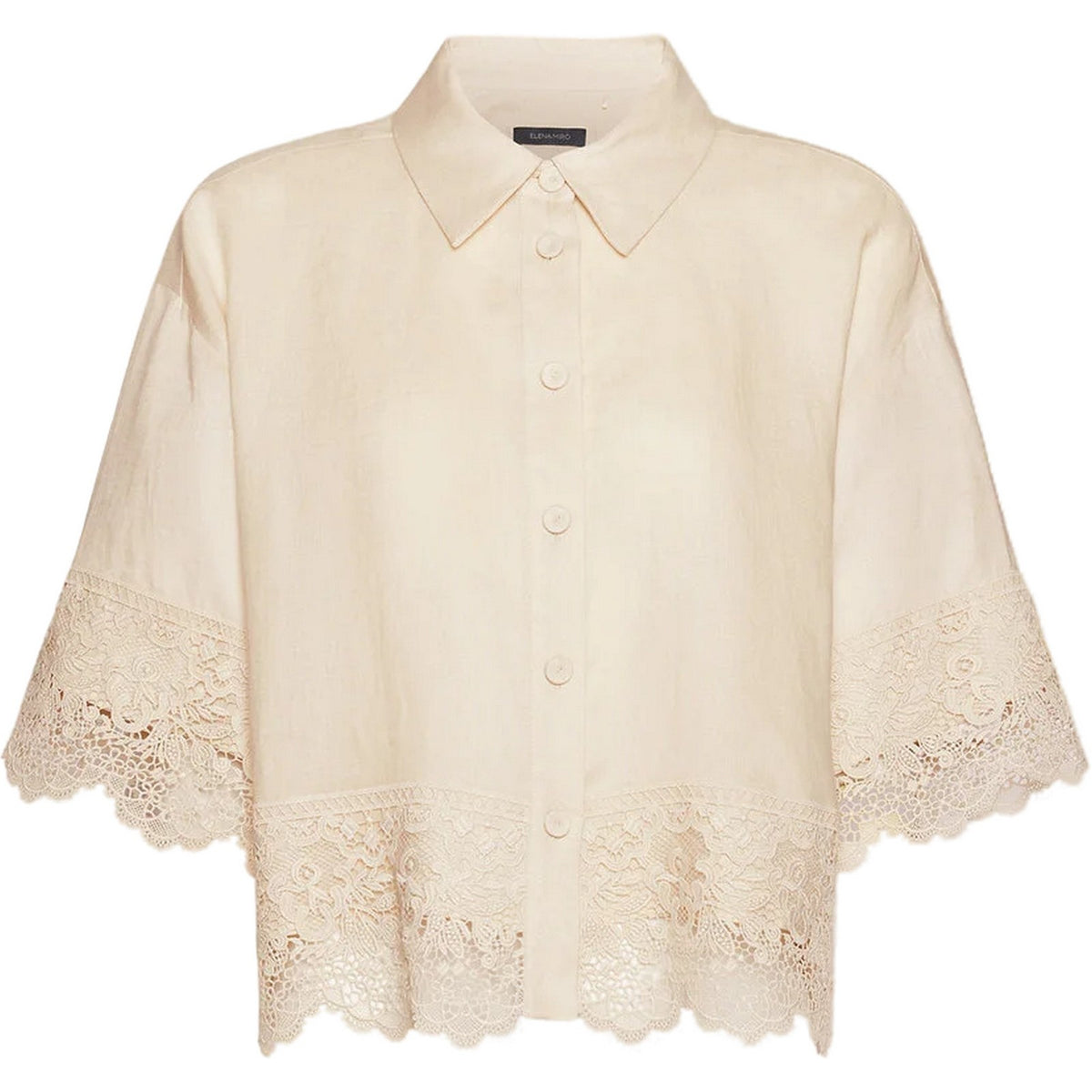 Bluse e camicie Donna Elena Miro' - Camicia - Beige-Gianni Foti