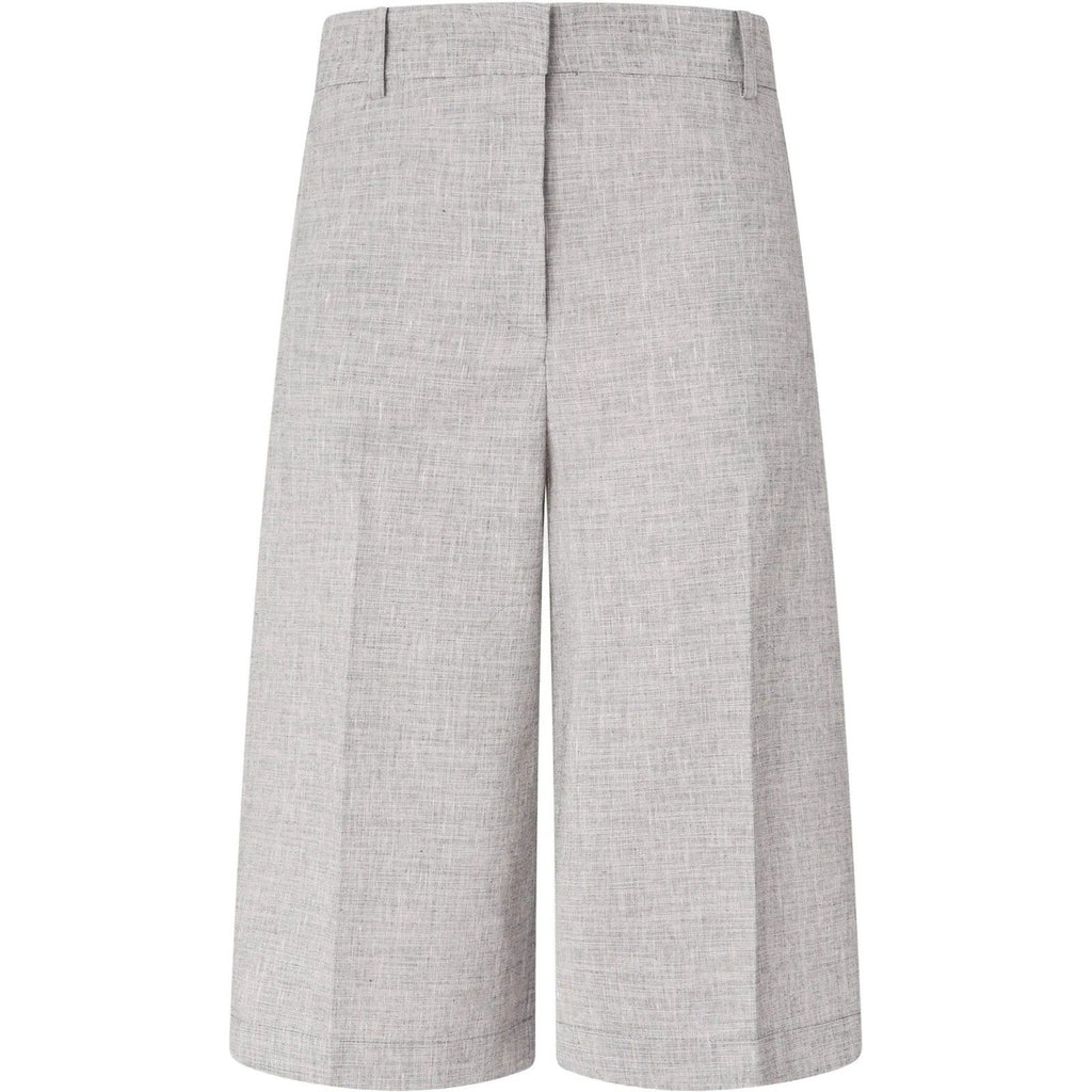 Pantaloncini Donna Pinko - Angera Bermuda Fiammato Lino C - Grigio