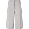 Pantaloncini Donna Pinko - Angera Bermuda Fiammato Lino C - Grigio