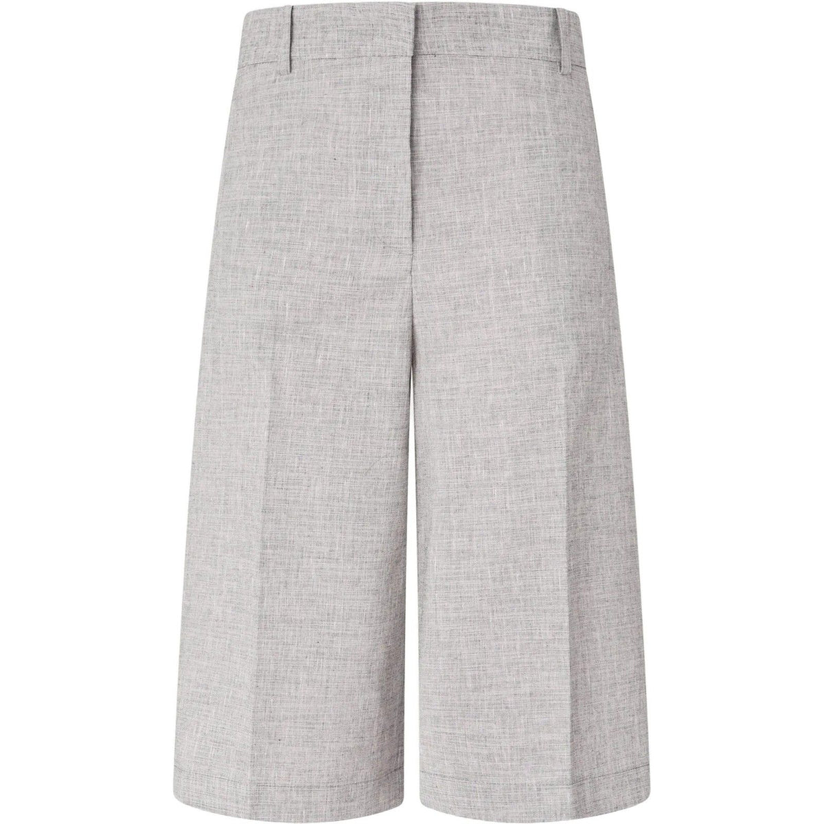 Pantaloncini Donna Pinko - Angera Bermuda Fiammato Lino C - Grigio