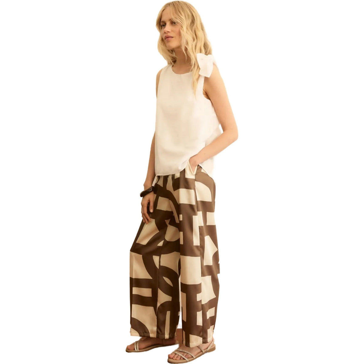 Pantaloni Donna Emme - Pantalone - Grigio-Gianni Foti