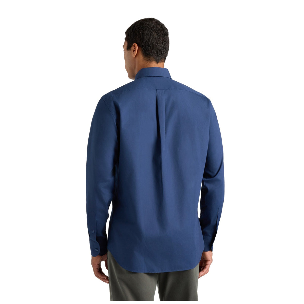 Camicie casual Uomo Harmont & Blaine - Camicia Popeline Tinto Unito CRR043013967M - Blu