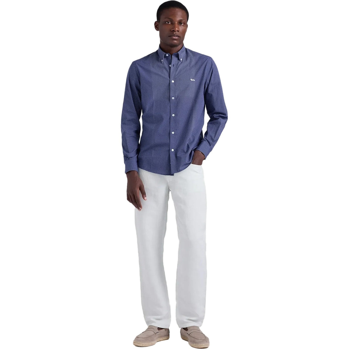 Camicie casual Uomo Harmont & Blaine - Camicia - Blu-Gianni Foti