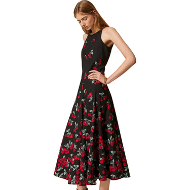 Vestiti da sera e cerimonia Donna Twinset - Abito Lungo Scollo Americana - Rosso di Twinset su Gianni Foti