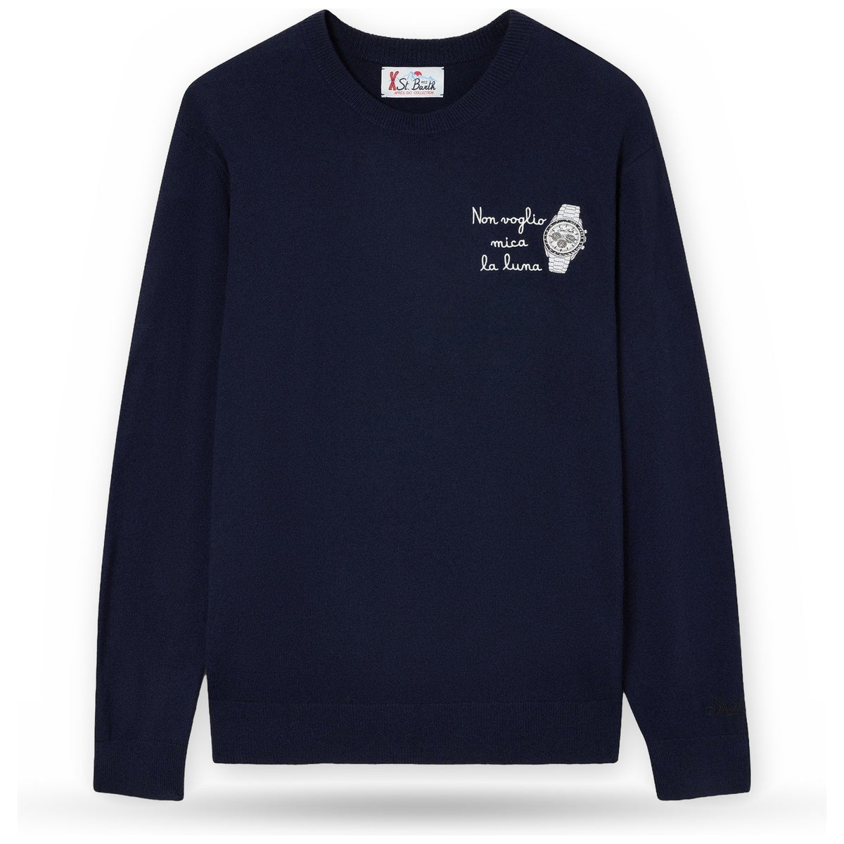 Maglioni Uomo Mc2 Saint Barth - Crew Neck Light Sweater Luna Watch 61 - Multicolore