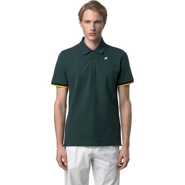 Polo Uomo K-Way - Vincent Pique - Verde-Gianni Foti