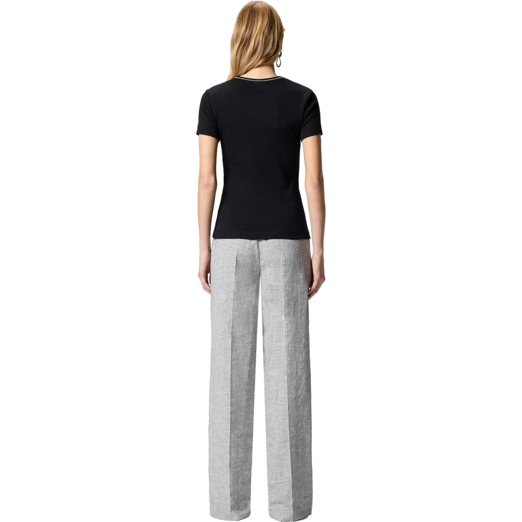 T-shirt Donna Pinko - Brugherio T-Shirt Costina Logo - Nero